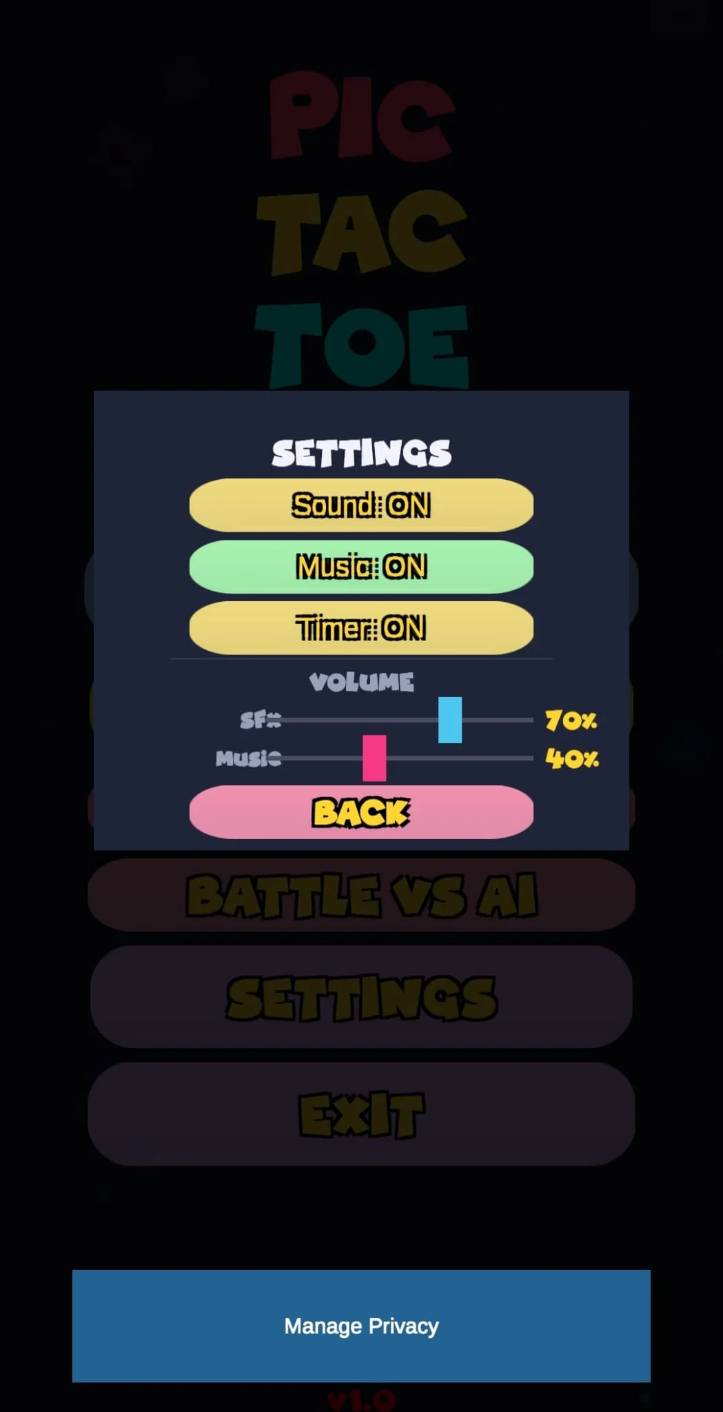 Tic Tac Toe Battle Game - Photo Capture