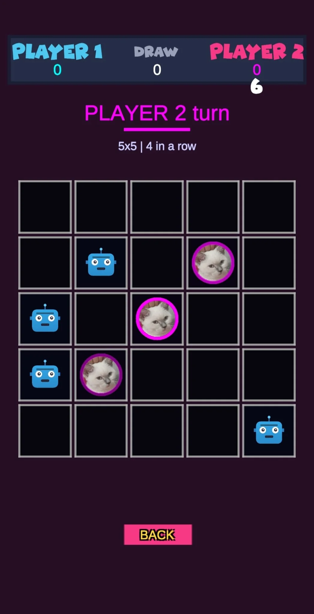 Tic Tac Toe Battle Game - Victory Screen